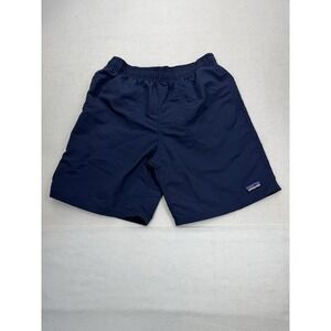 Patagonia Youth 7" Baggies Shorts New Navy Medium New Without Tags